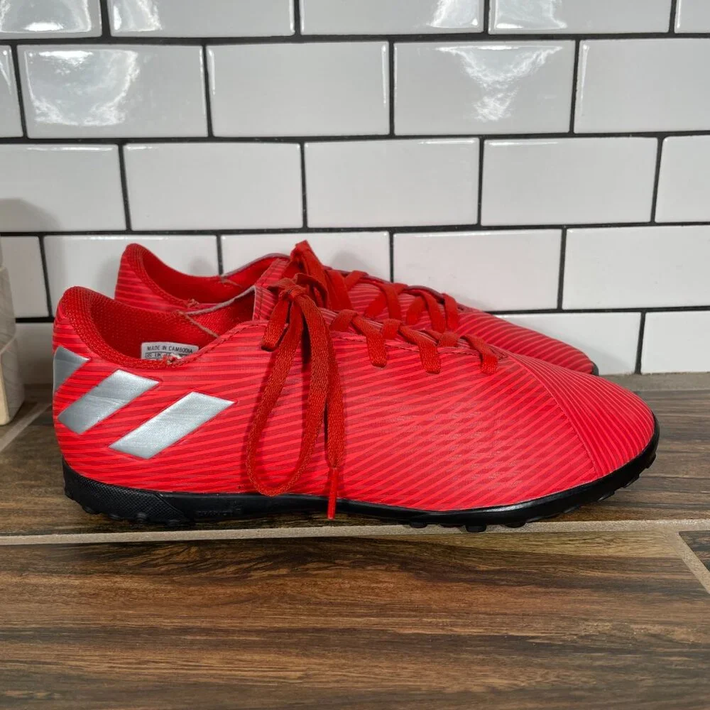 adidas Nemeziz 19.4 TF J Soccer Shoes Youth Boys Size 5.5 Red Futbol Sneakers